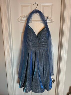 dressy formal dresses Dylan & Davids Off White Evening Dress - Size 12 main image 1